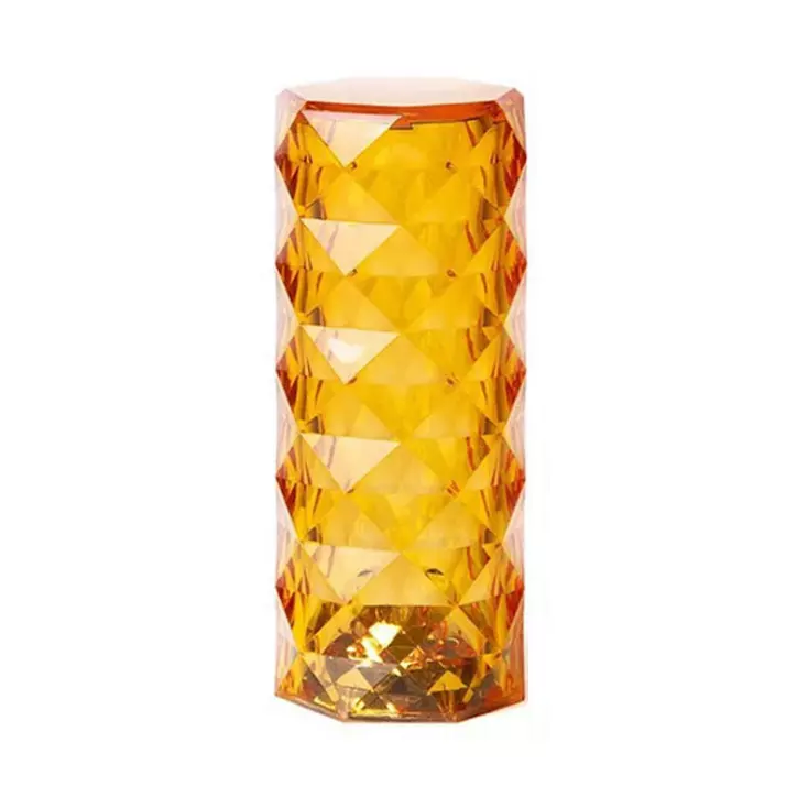 lámpara de mesa de cristal acrílico