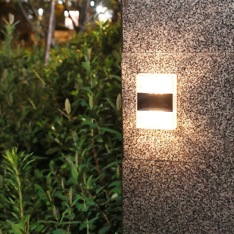 China Factory LED-Quadratleuchten Außenwandleuchte Körper aus Aluminium 2023 Neueste Fabrikverkauf Wandleuchten IP65 LED-Außenleuchten