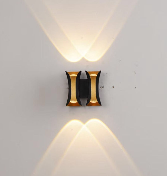 Garten-Glas-Wandlampen, Außenleuchte, Retro-IP65-wasserdichte LED für Haus, Veranda, Korridor, Gateway und Tor, Terrasse