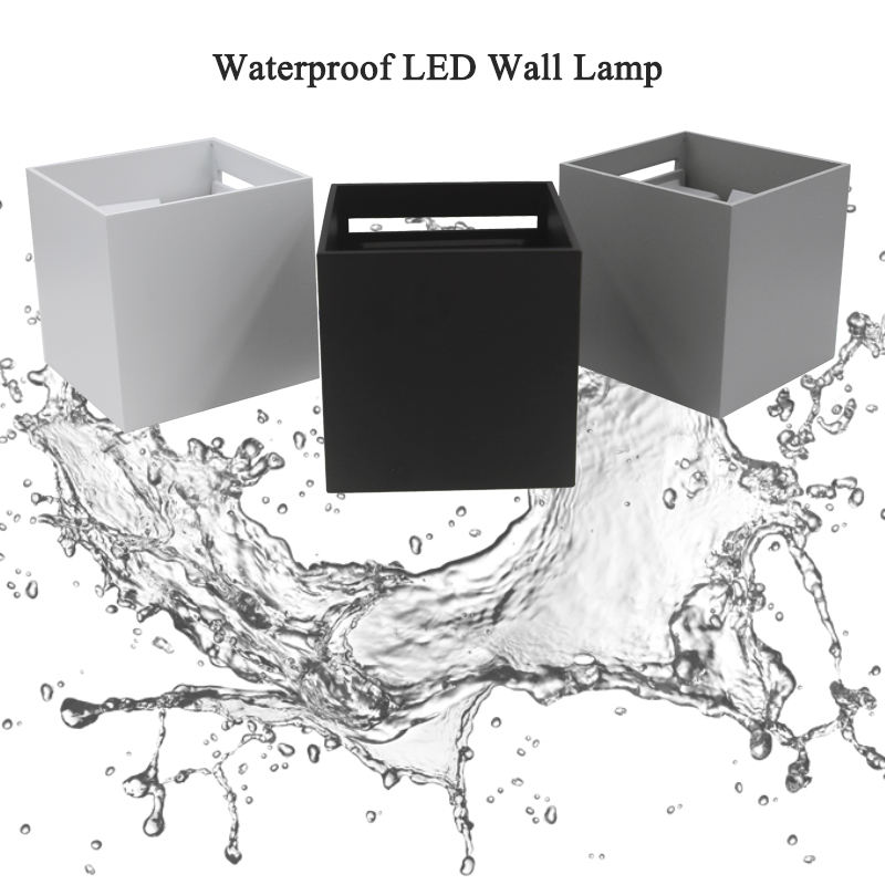 Moderne LED-Wandleuchte nach oben und unten 