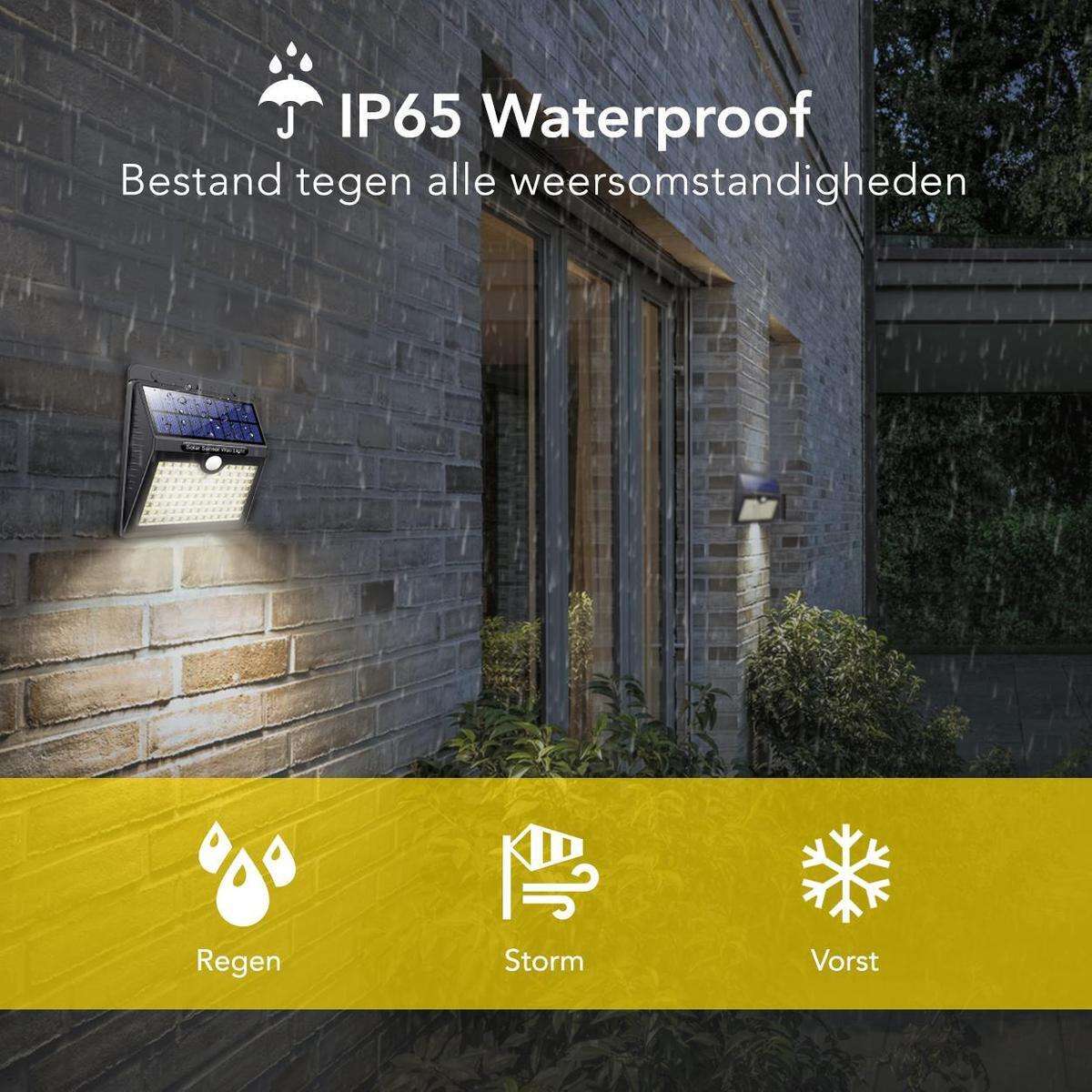 Solar-Wandleuchte für den Außenbereich