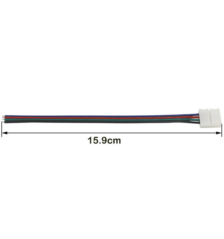 LED-Streifen-Anschluss, 2-polig, 8 mm, mit kabelloser Verbindung, kein Löt-/Schweißanschluss für LED-Streifen 3528/5050 erforderlich