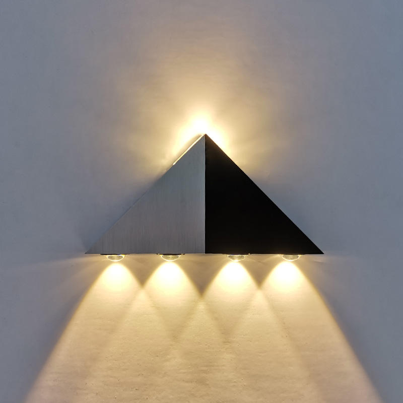 LED Dreieck Wandleuchte 5W Innen Wohnzimmer Wand Hängelampe AC85-265V Aluminium Treppen Gang Wandleuchte Hochleistungsleuchten