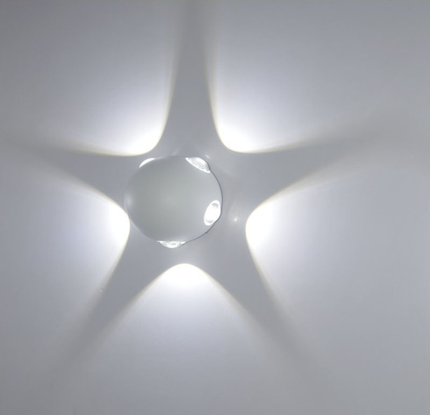 10W kreative runde LED-Außenwandleuchte Korridor fünfseitige leuchtende Wandleuchte10W kreative runde LED-Außenwandleuchte Korridor fünfseitige leuchtende Wandleuchte