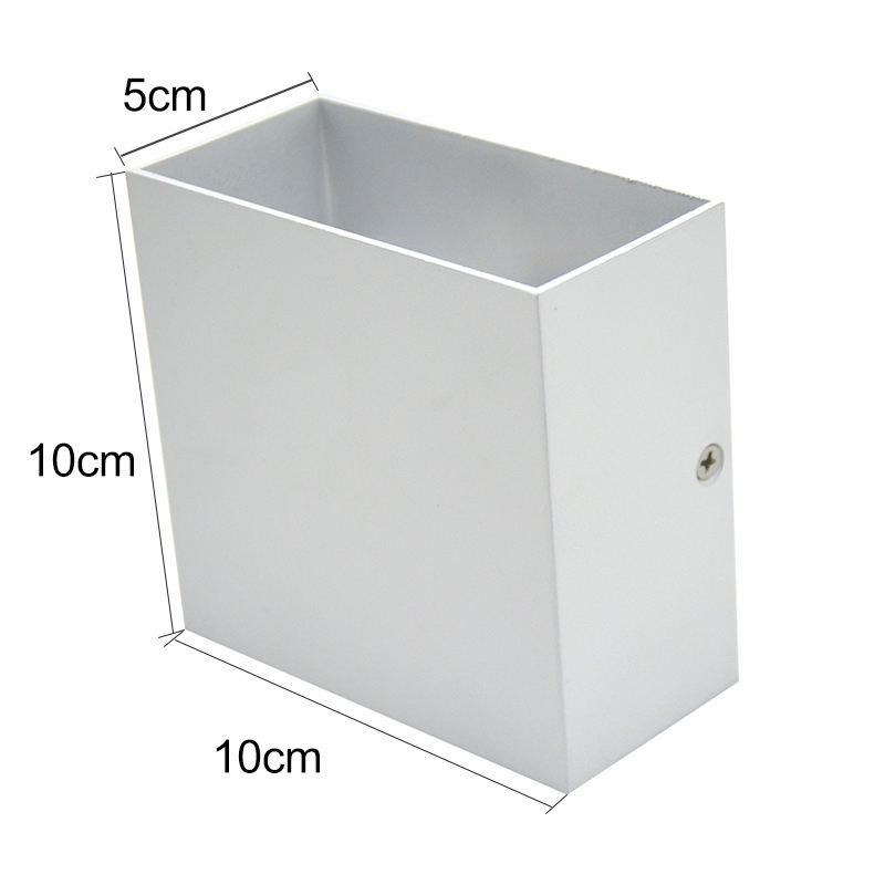 Lámpara de pared LED de 6 W, iluminación interior para sala de estar, pasillo, Hotel, luz de pared hacia arriba y hacia abajo, iluminación decorativa