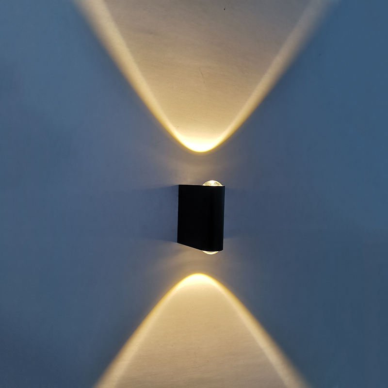 Moderne 2W Wandleuchten Badezimmer Wandleuchte Wasserdichte Aluminium LED Wandleuchte Industrielle Dekoration Beleuchtungskörper