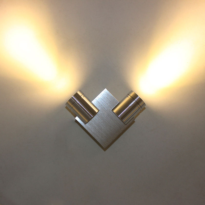 Lámpara de pared LED montada en la pared 2W 4W Luz de escalera de esquina para decoración de habitaciones interioresLámpara de pared LED Montada en la pared 2W 4W Luz de escalera de esquina para decoración de habitaciones interiores