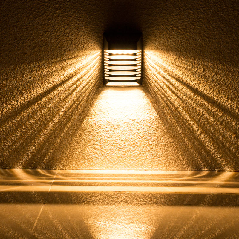 Mini Patio Éclairage Solaire Escaliers Pont Étape Lumières IP65 Étanche Extérieure Jardin Encastré Surface Led Solaire Clôture Lampe