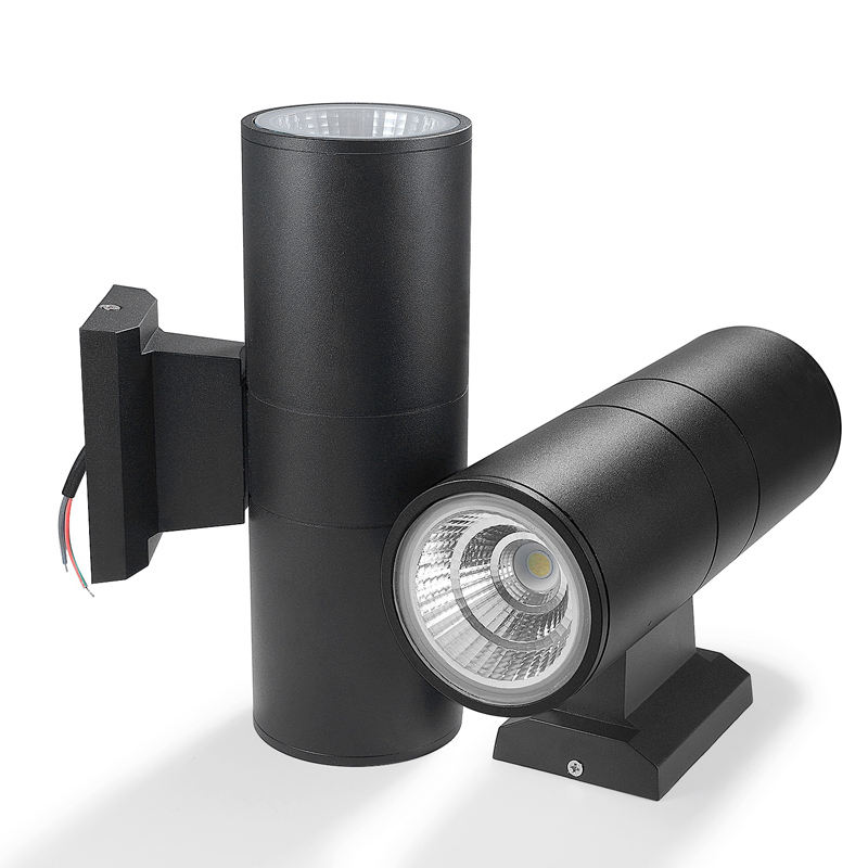 Lámpara de pared LED para exteriores COB Up Down de doble cabeza de 6W 
