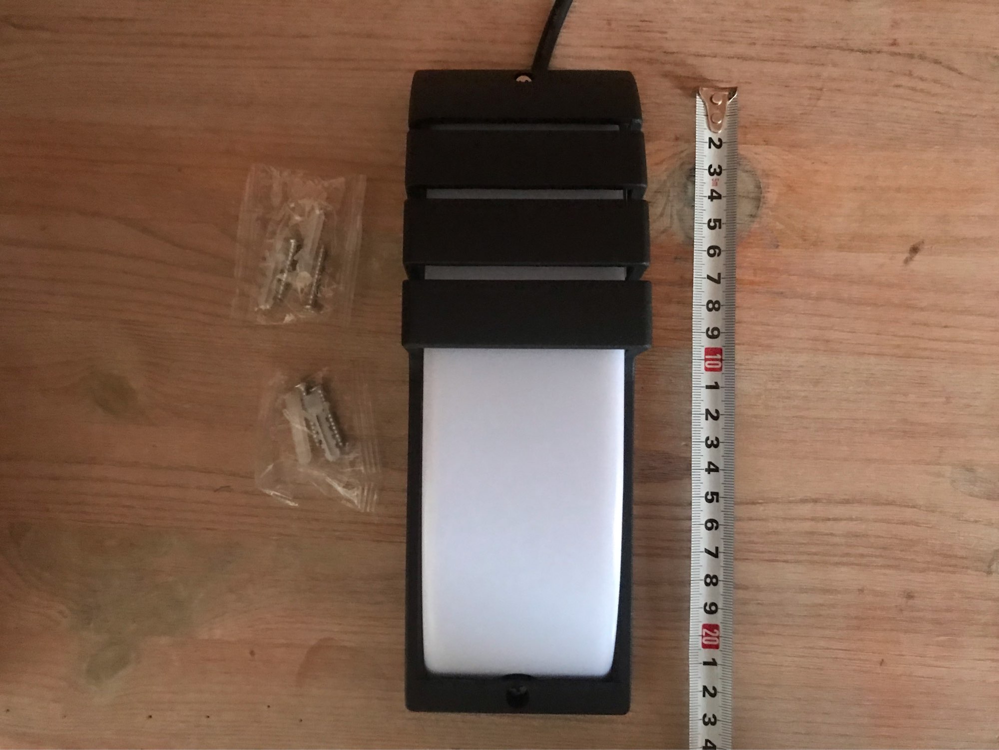 Luz LED de pared IP65, valla de jardín impermeable para exteriores, lámpara de pared de moda para interiores de aluminio para dormitorio, mesita de noche, sala de estar, escaleras