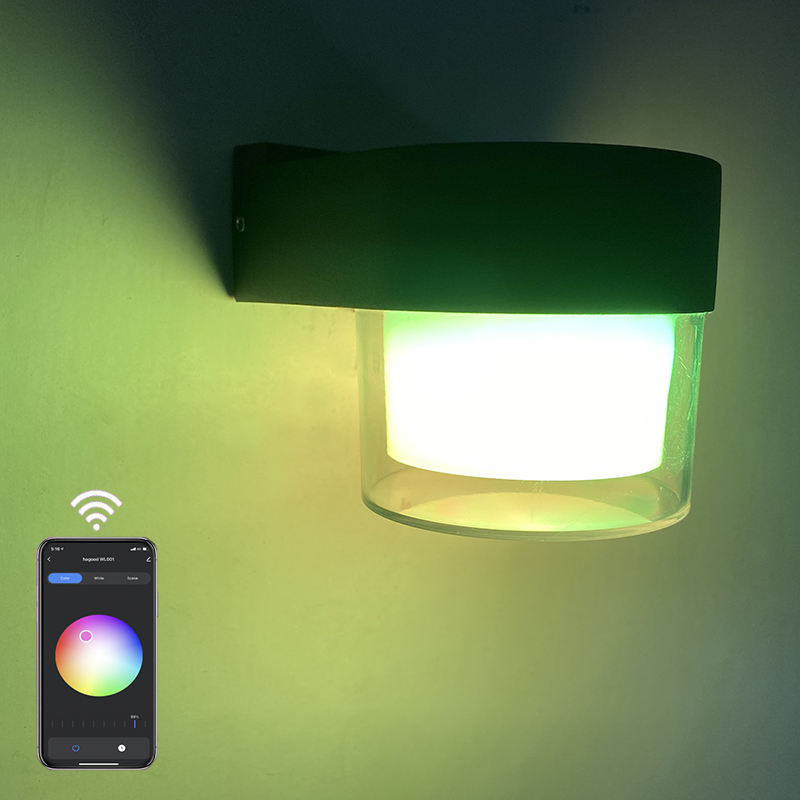 Bauernhaus Licht Schlafzimmer Innen Moderne Wandleuchte Runde Aluminium Wandleuchte für Wohnzimmer Schlafzimmer Tuya Smart Licht für Zuhause