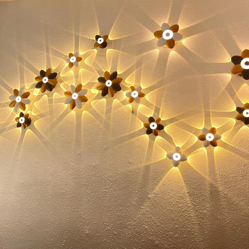 LED Außenwandleuchte Up Down Dekoration Spotlight Lotus Villa Korridor Balkon Korridor Hintergrund Wandleuchte