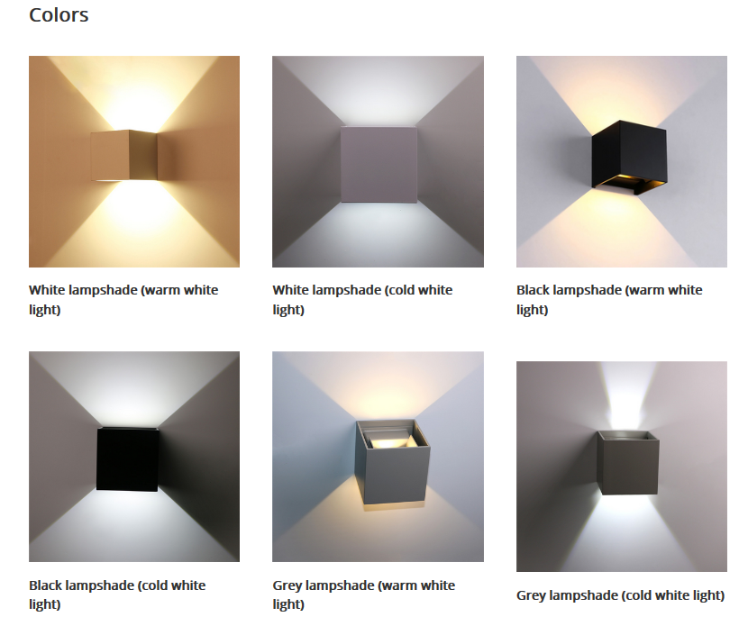Wandmontierte LED-Wandleuchte