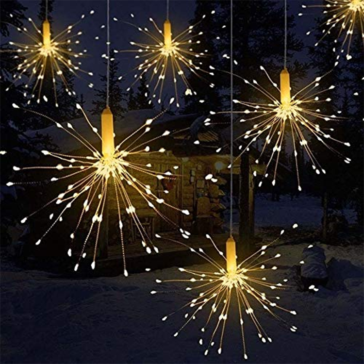 Hagood LED-Feuerwerk aus Kupfer, wasserdicht, IP65, Feiertagsbeleuchtung, LED-Feuerwerk, großes Licht
