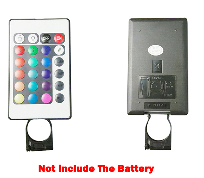 24 Tasten LED-Controller RGB IR-Fernbedienung DC12V mit Mini-Empfänger LED-Treiber Dimmer Passend für 5050/3528 RGB-LED-Streifenlicht
