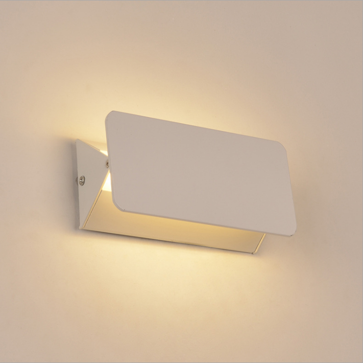 Luz de pared LED de 5W, lámpara de noche para dormitorio, decoración de hotel para el hogar, ángulo de luz ajustable