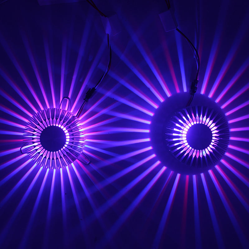 Super schöne Sunflower 3W RGB AC 220V KTV Decken-LED-Wandleuchte.Decken-LED-Wandleuchte