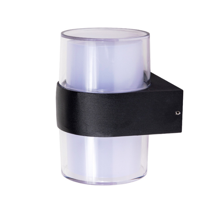 Nueva lámpara de pared led impermeable acrílica redonda de 6 W para jardín, decoración exterior, aplique de iluminación para puerta delanteraNueva lámpara de pared led impermeable redonda de acrílico para 6 W, decoración exterior para jardín, aplique de iluminación para puerta delantera