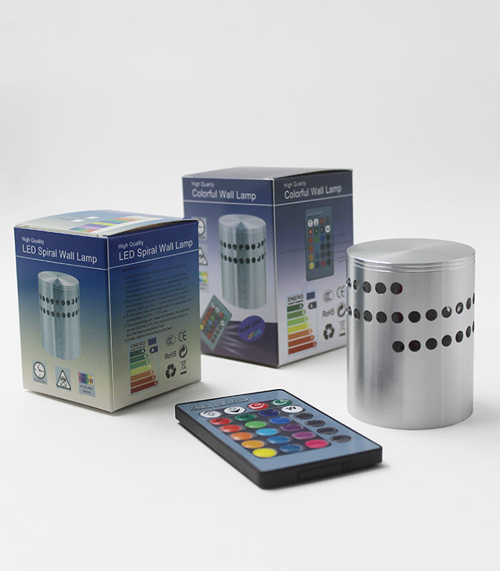 RGB-Wandleuchte mit Controller