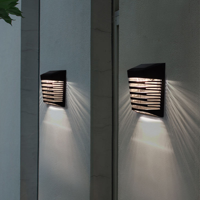 Mini Patio Éclairage Solaire Escaliers Pont Étape Lumières IP65 Étanche Extérieure Jardin Encastré Surface Led Solaire Clôture Lampe