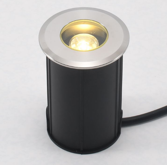 Led vergrabenes Licht 1w3w Edelstahl-Unterwasserlichtanker eingebetteter Parkquadrat-Wandecken-Unterwasser-kleines vergrabenes Licht