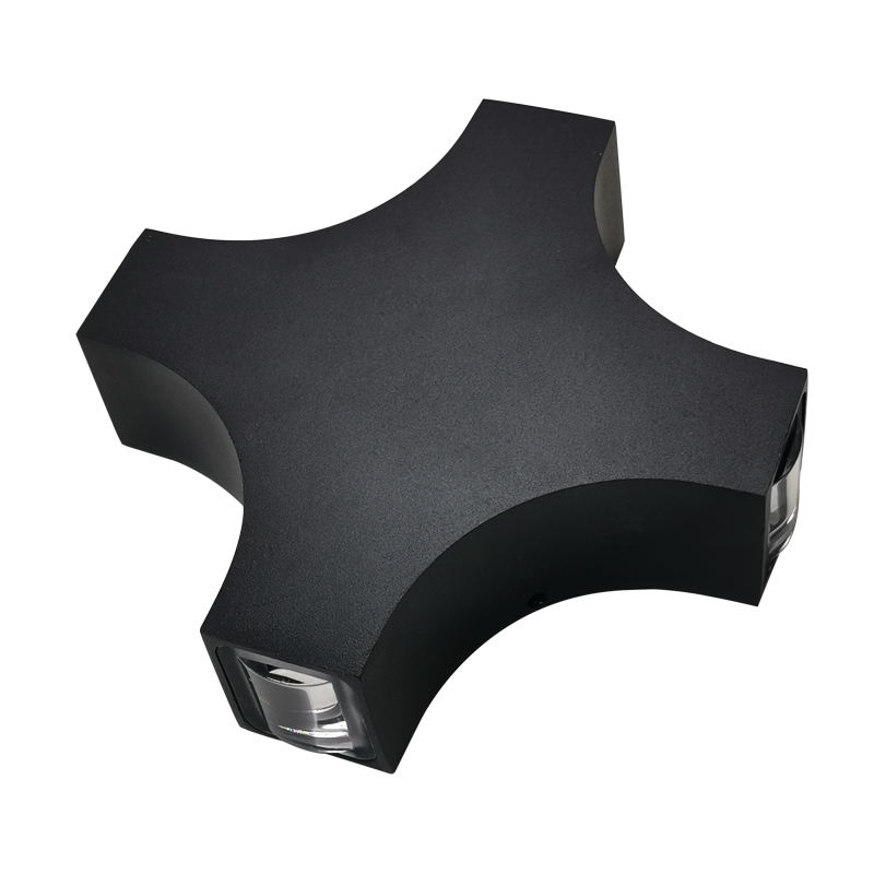 12W Cross Star 4 Iluminación lateral Impermeable