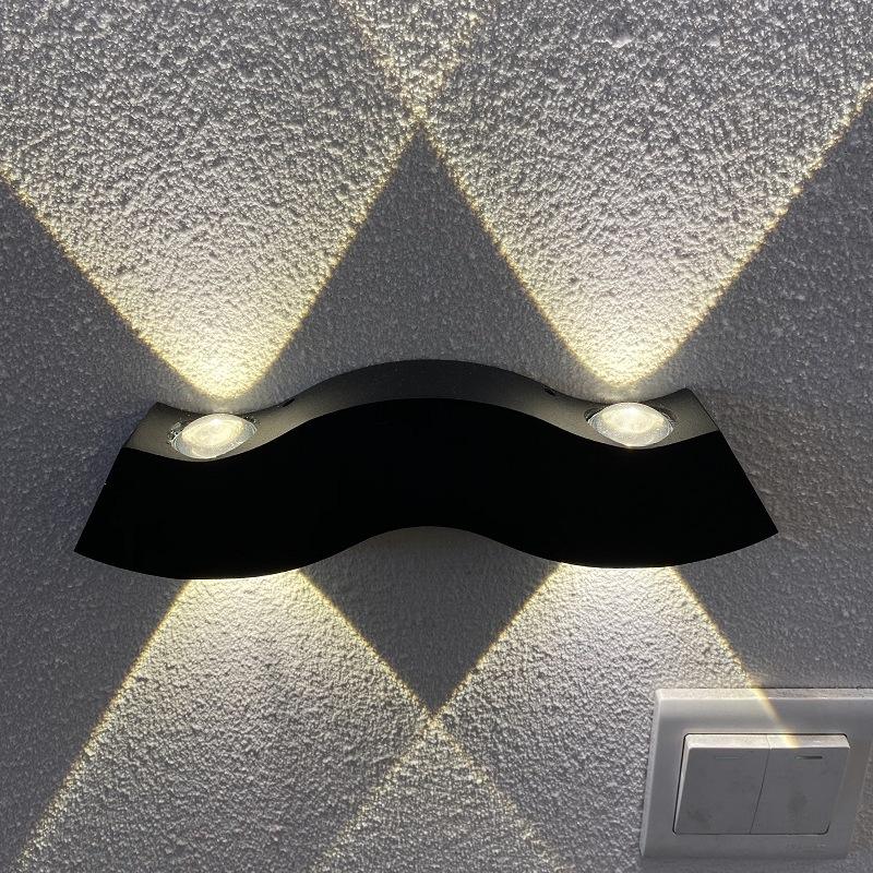 aplique de pared led al aire libre