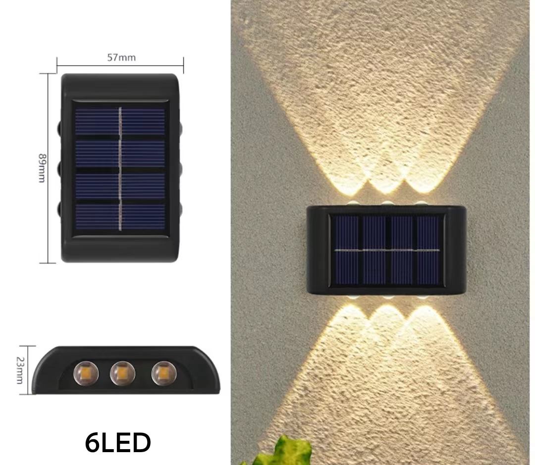 Solar-Wandleuchte für den Außenbereich