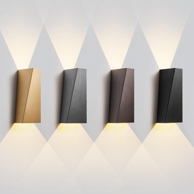 Moderne quadratische 6W 12W LED Innenwandleuchte Aluminium Wandleuchte Home Beleuchtung Schlafzimmer Wohnzimmer Gang Dekorieren Wandleuchte AC85-265V