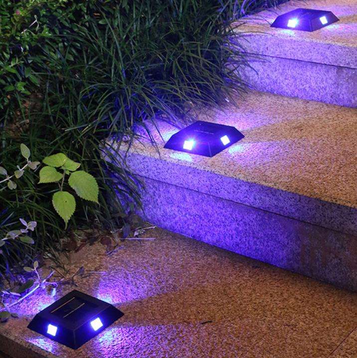 Maison Solaire Jardin Pelouse Lumière Extérieure Étanche IP65 Villa Cour Paysage Lumière Coloré Sol Lampe Pour Rue Voie