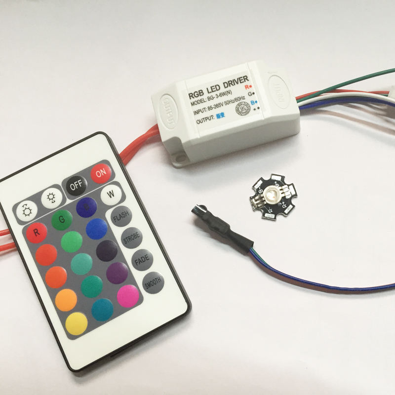Driver RGB + chip LED