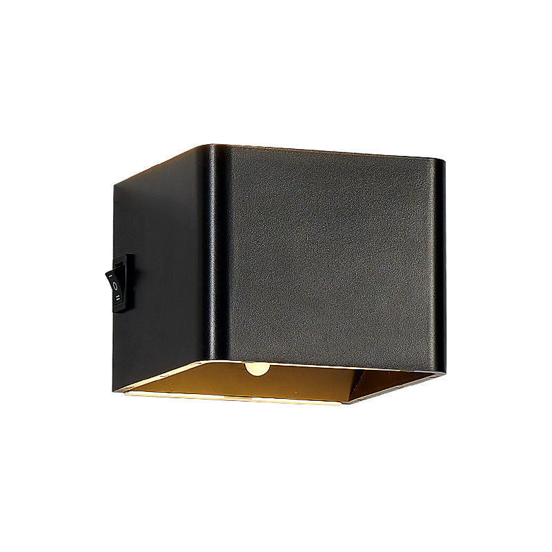 Warm Romantisch mit USB-Aufladung und Stecker Schlafzimmer Fancy Nachttisch Designer Wandleuchte Bewegungsmelder Licht LED 6W Nachtlichter