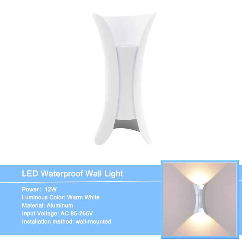 Integrierte LED-Außenwandleuchten