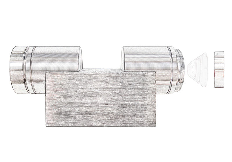 2x1W AC85-265V luces de pared LED modernas de aluminio lámpara de pared aplique de luz de espejo para decoración de pared interior o iluminación