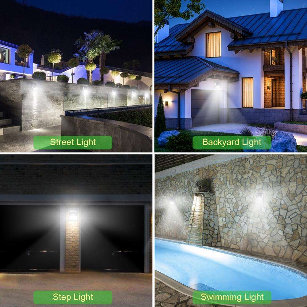 luces de paso led solares
