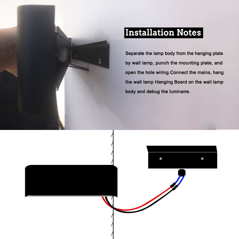 Heißer Verkauf Ed Aluminium Wand Lampe 2,4g Smart App Fernbedienung Streifen Oben Und Unten Wand Lampe Wohnzimmer TV hause Lampe Spiegel Vorne L