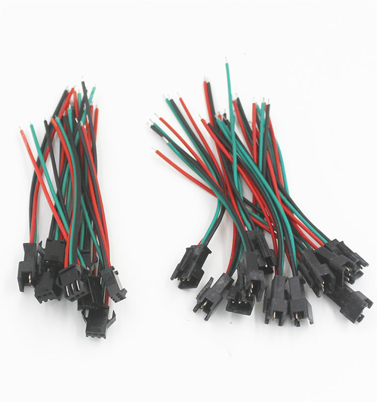 JST SM 3 Pins/Kopf Stecker auf Buchse Stecker/Draht-Schnellverbinder für WS2812B RGB-LED-Streifen