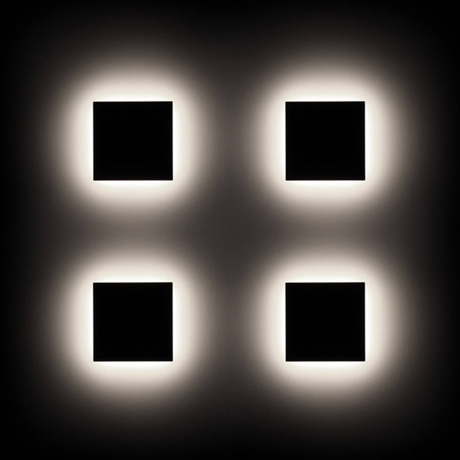 Moderne LED-Wandleuchte