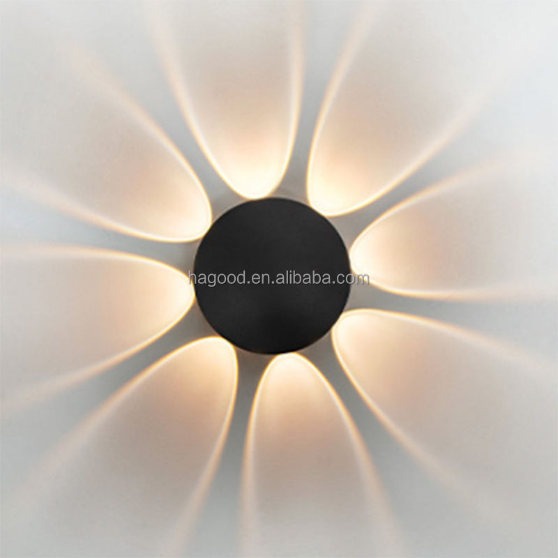 Moderne LED-Wandbeleuchtung für den Außenbereich