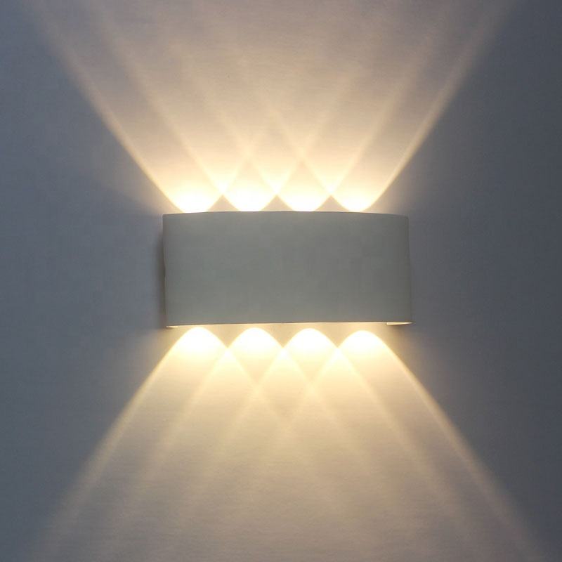 LED-Wandleuchte für den Innenbereich, Dekoration aus Aluminium