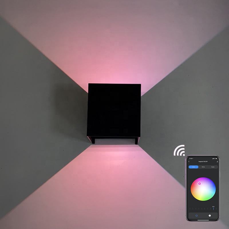 Lámpara de pared inteligente con control de aplicaciones 