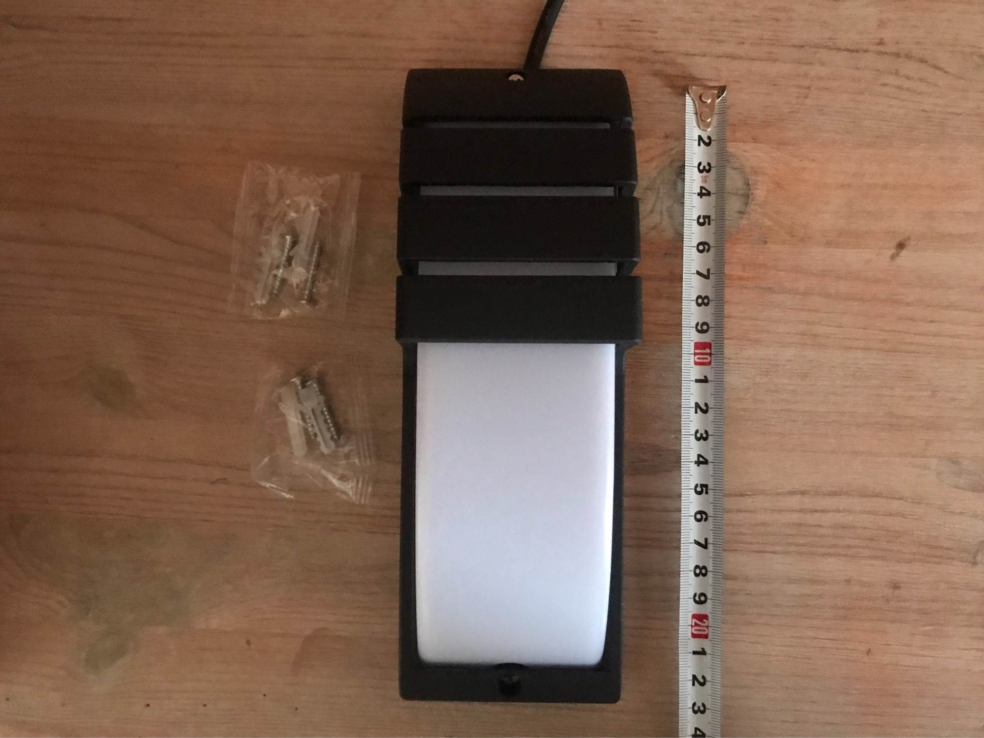 Luz LED de pared IP65, valla de jardín impermeable para exteriores, lámpara de pared de moda para interiores de aluminio para dormitorio, mesita de noche, sala de estar, escaleras