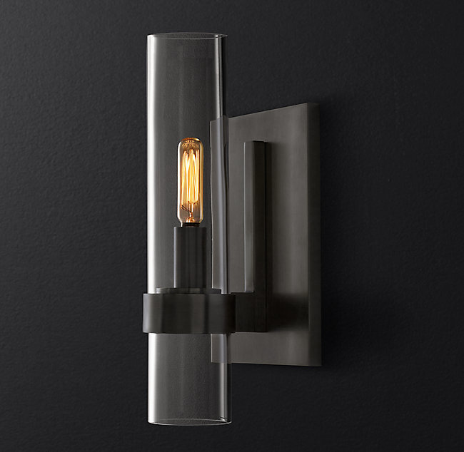 Lámpara de pared simple americana de diseño moderno, modelo de vela, dormitorio de personalidad nórdica, lámpara de pared de fondo de sala de estar