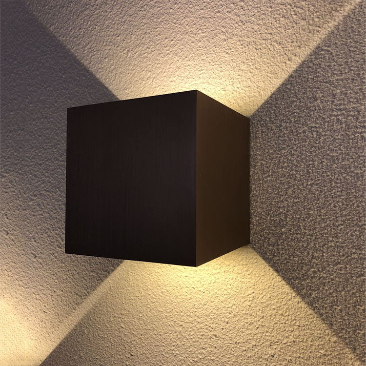 Aplique de pared Cube CoB 6W LED Up Down