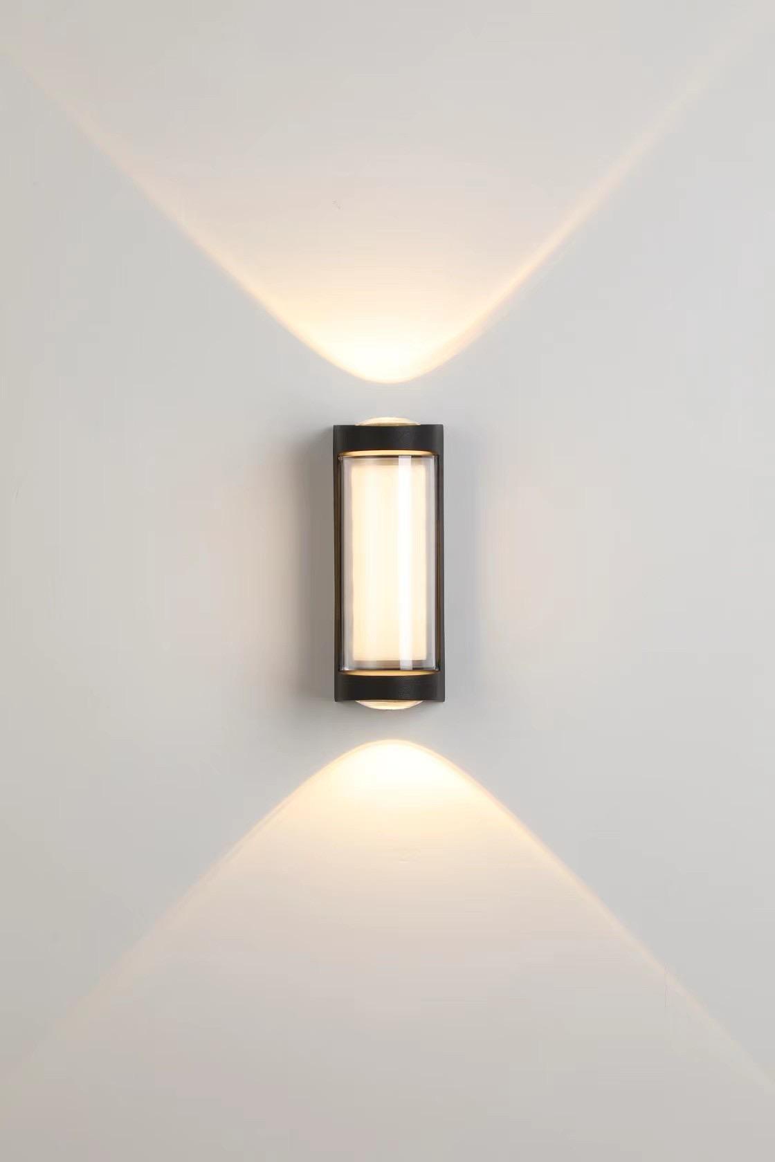 2023 Moderne LED-Wandleuchte Wasserdicht IP65 Up Down 10W Außenbeleuchtung Home Hotel Shop Korridor Veranda Wandleuchte Wandleuchten AC 220V 110V