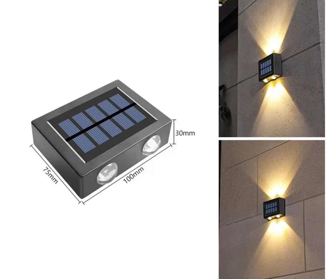 lámparas solares al aire libre