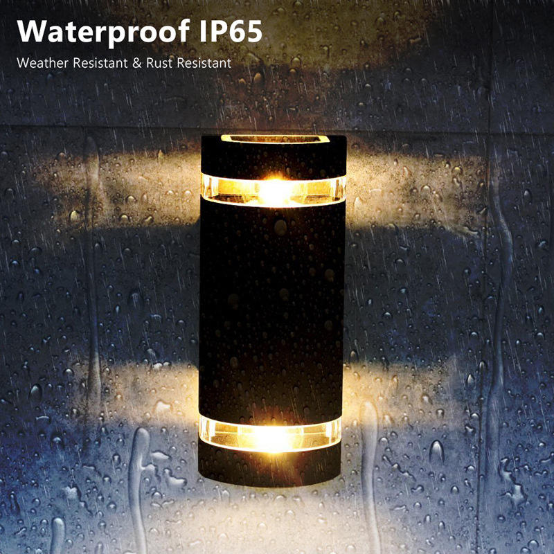 Lámparas de pared LED impermeables para exteriores Iluminación exterior de aluminio IP65 Jardín Patio DECO Interior Europa Luz interior modernaLámparas de pared LED impermeables para exteriores Iluminación exterior de aluminio IP65 Jardín Yarda DECO Interior Europa Luz interior moderna