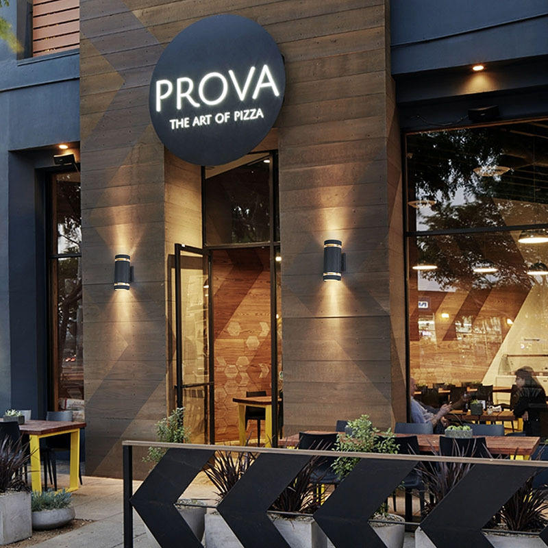 Lámparas de pared LED a prueba de agua para exteriores Iluminación exterior de aluminio IP65 Patio de jardín DECO Interior Europa Luz interior moderna