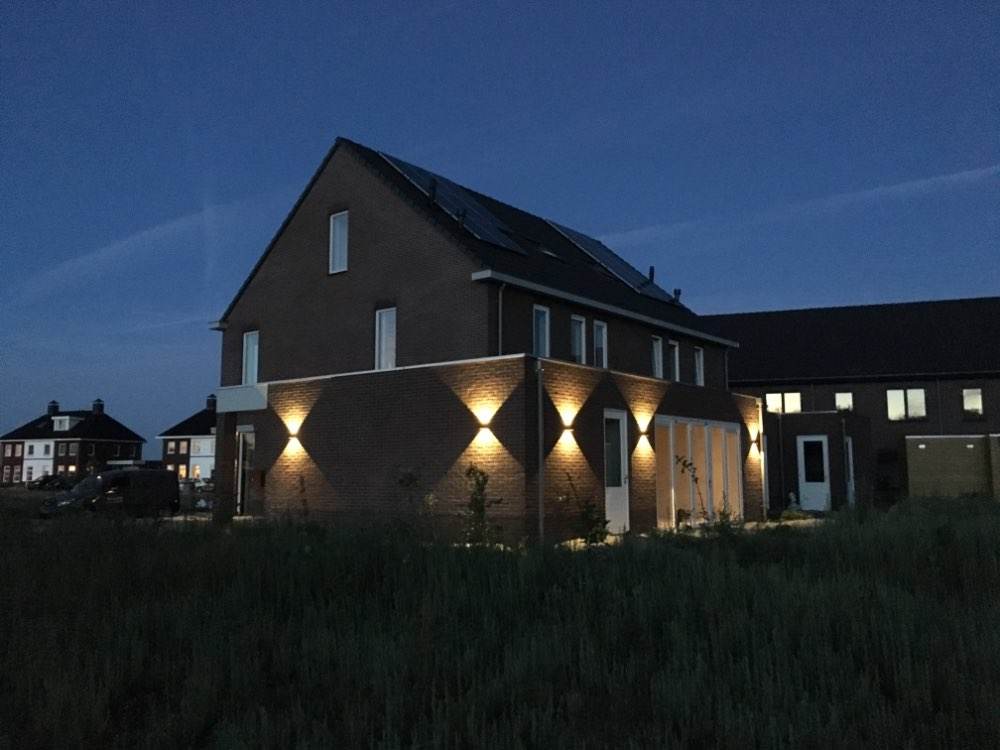 Würfelleuchte für den Außenbereich