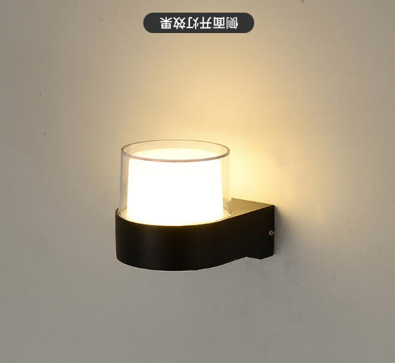 2023 Tuya APP Controle LED Intelligente Wand Lampe IP65 Wasserdichte Bunte Modische Dekorative Wand Lampe